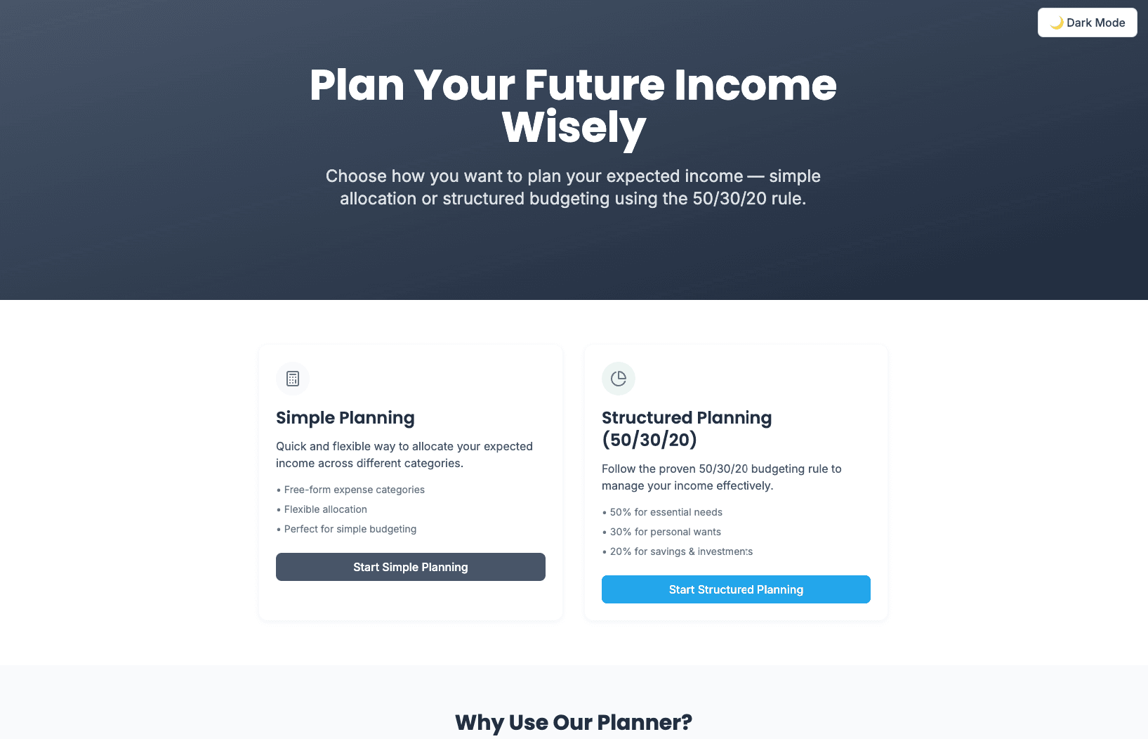 Planned